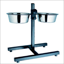 Adjustable with Embossed Wall Paw Feeding Bowls