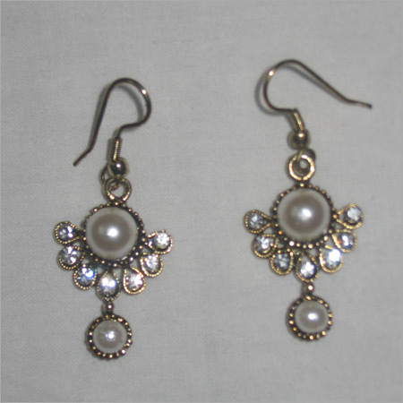 Stone & Beaded Earrings