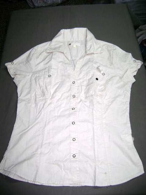 White Poplin Ladies top