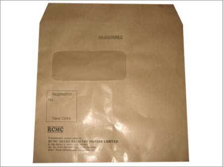 Address Printed Envelope