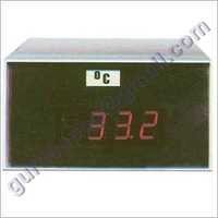 Black Digital Temperature Indicator
