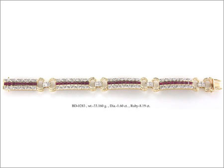 Ruby Diamond Bracelet