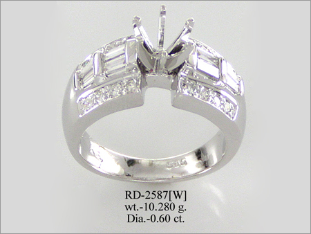 8k Diamond Engagement Ring