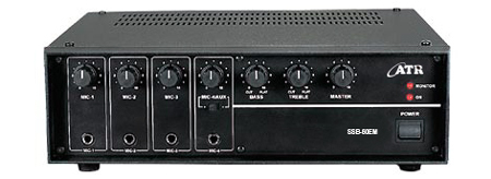 Amplifier, 60 Watts AC & 12V DC Operation
