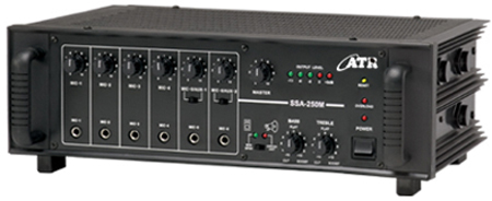 PA Amplifier, 250 Watts AC & 24V DC Operation