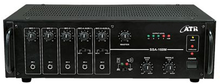 Mixer Amplifier, 160 Watts AC & 24V DC Operation