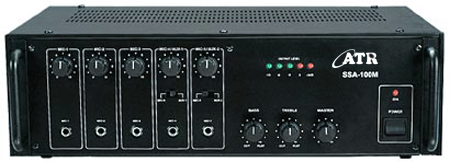 Mixer Amplifier, 100 Watts AC & 24V DC Operation