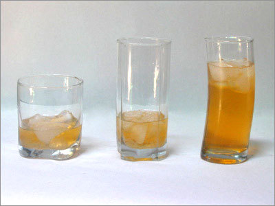 Lunaved Fashion, Luna 360ml, Tilted Hellow Glass