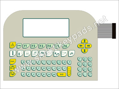 Display Window Membrane Keypad