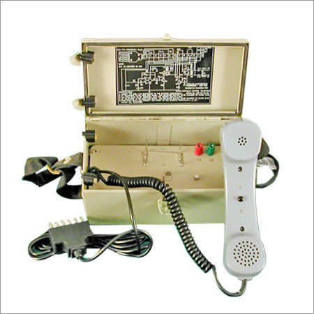 4 Wire-2 Wire Portable Emergency Control Telephone for Use in Electrified Sections