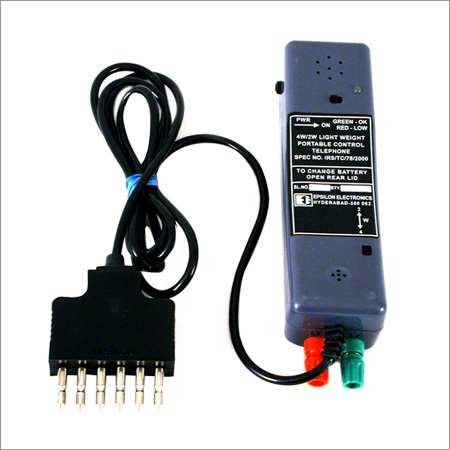 4 Wire-2 Wire Light Weight Portable Control Telephone