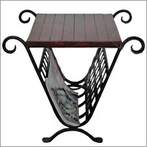 Wrought Iron Magazine Holder