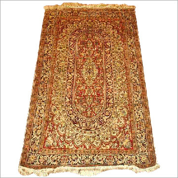Hand knotted Silk Carpet