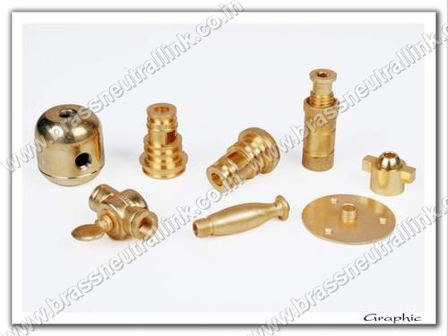 Golden Precision Brass Turned Component