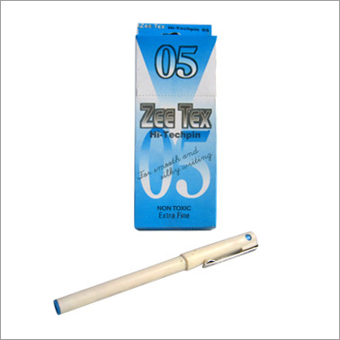 High Tech Pens - Plastic Body, 14cm, Blue, 0.5mm Rollerball | Extra Fine, High Flow, Non-Toxic, Smooth Silky Writing