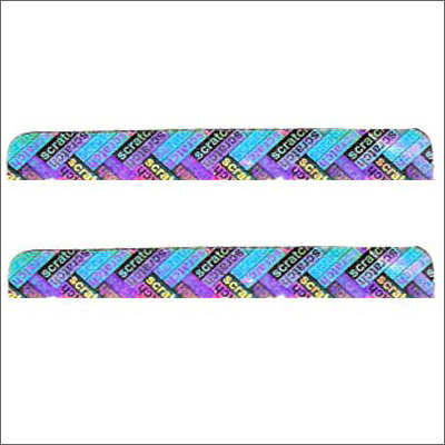 Holographic Strip Label