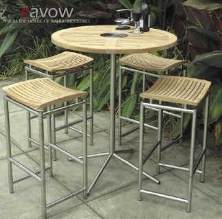 Stainless Steel Bar Table Sets