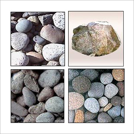 Pebbles - Natural Stone Variable Size Grey | Rounded Shape Smooth Texture Durable Eco-Friendly