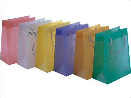 Shopping Bags - Plastic, Small, Clear | Durable, Reusable, Lightweight, Translucent, Versatile, Twisted Handles