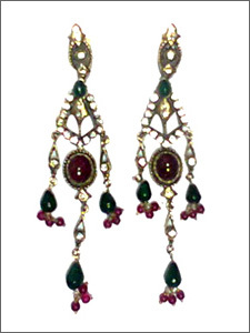 Multistone Earring