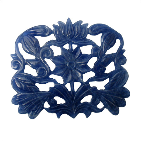 Burmese Blue Sapphire Carving Burmese Blue Sapphire Carving