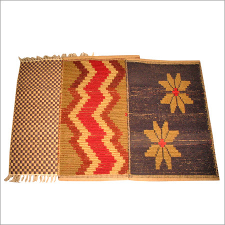 Jute woven/printed rugs.