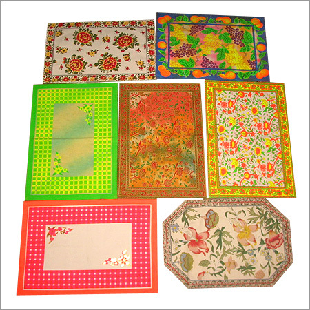 Flourescent printed mats