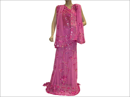 Sequined Saree