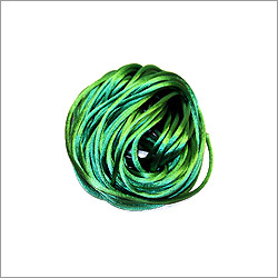 Fancy Narrow Fab - Satin Rat Cords 1-3mm Green, Durable Long-Lasting Various Sizes