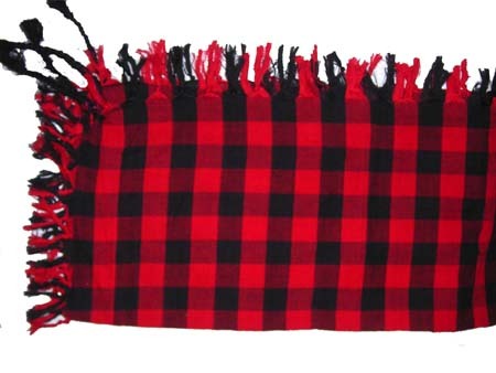 Small Checked Design Arafat Scarves
