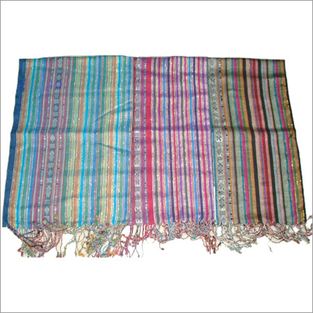 Multi stripe with Dobby Designed Stole