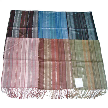 Viscose Stripe With Stole
