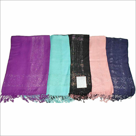 Viscose Mezzanine Bordered Stole