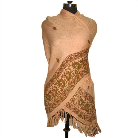 Jacquard Printed Beaded Shawl