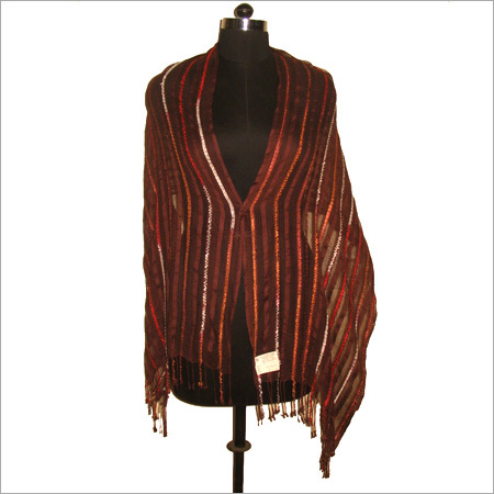 Viscose Satin Net Scarf