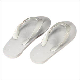 Ladies Rubber Slipper - Rubber, Multiple Sizes, White | Stylish, Comfortable, Lightweight, Water Resistant, Durable, Easy to Clean, Floral Patterns