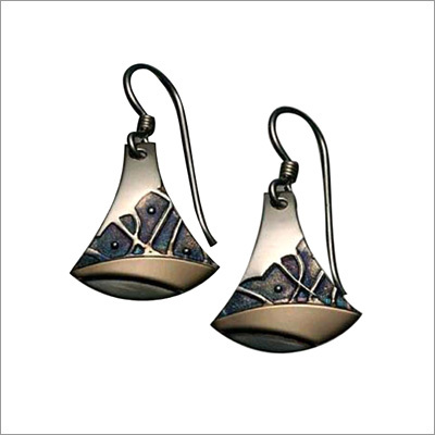 Metal Lacquered Earring