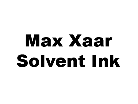 Max Xaar Solvent Ink
