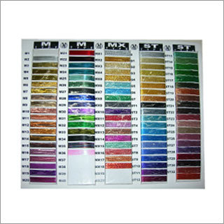 Metallic Yarn Colour Chart