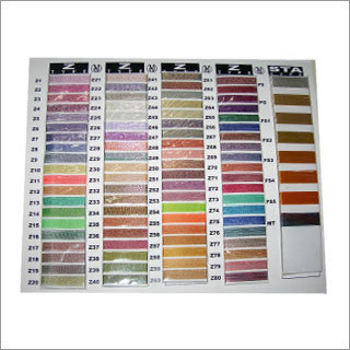 Metallic Yarn Colour Chart