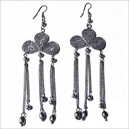 Long Metal Earring