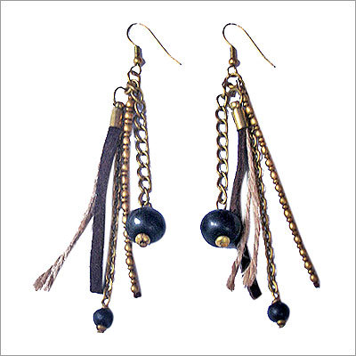 Thread & Metal Earring