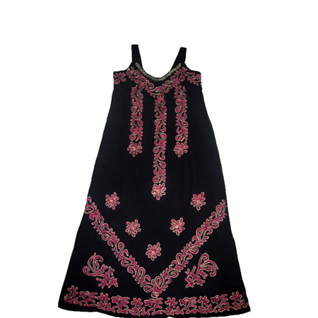 Embroidered Evening Dress
