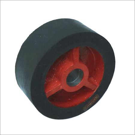 TROLLEY WHEEL 10"X3" EXTRA HEAVY DUTY BORED TO BEARING SIZE 6205