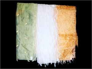 Organza Silk Stole Design