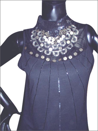 Embroidered Lycra Top