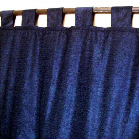 Tab Top Navy Blue Velvet Curtains