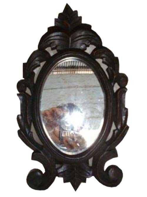 wooden carved mirror