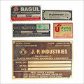 Brass & SS  Labels