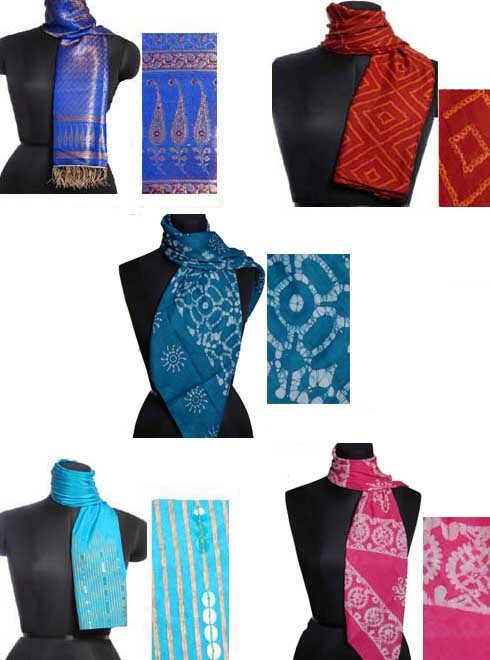 Silk Printed Scarves